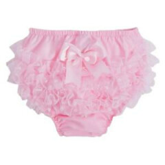 Baby girls spotty Frilly pink knickers pants Baby girl Spanish nappy cover TUTU