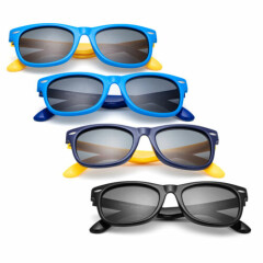 Children's Polarized Sunglasses Silicone Flexible Play Glasses New Style USA