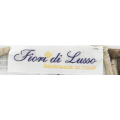 $100 Fiori Di Lusso White Solid Linen Blend Pocket Square - x - (839)