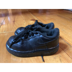 Nike Force 1 Lo TD Toddler Black Size 8C 314194 002 Athletic Shoes