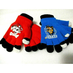 NWT Boy's 2 PAIR 3 In 1 Texting Gloves Paw Patrol-Chase 4 Pair Total 