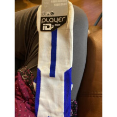 New Adult blue TCK player ID PCN Large blank Sold as a single sock
