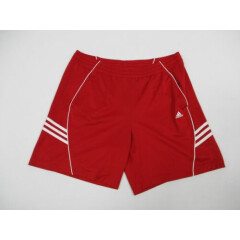 Adidas Shorts Adult Large Red Lightweight Gym Athletic Running Men 