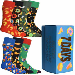 Happy Socks 7-Pack Seven Days of Food Socks Gift Box