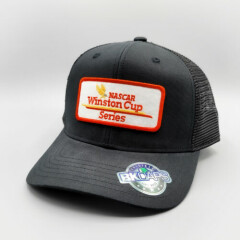 Nascar Hat Winston Cup Vintage Trucker Black Richardson 112 Style Fit by BK Hats