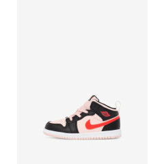 NEW Nike Air Jordan 1 Mid TD Toddler Atmosphere Black Pink 640735 604 - SIZE 6C 