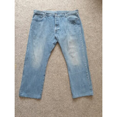 Levi 501 Jeans Size W42 L32 Straight Cut Excellent Condition