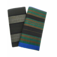 Pack of 2 Quality Men's 2.25 Meters Cotton Lungi's - Multi Color, F/Ship BP |
