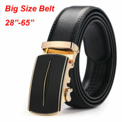 2021 Pure Mens Belt Mens Automatic Buckle Belt Black Belt Extra Large 28" -62"