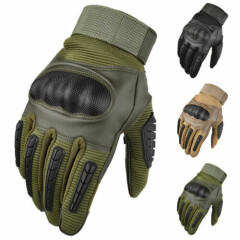 Tactical Knuckle Protection Gloves Mens Airsoft Paintball Army Military Training