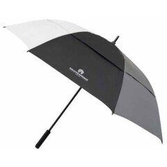 WeatherProof 60" Double Canopy Fiberglass Auto Jumbo Folding Golf Umbrella EC