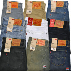 Levis 510 Jeans Skinny Fit Mens Levi's Denim Rinsed Dark Blue Limited Edition