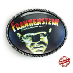 Frankenstein Horror Universal Monster Men Women Handmade Belt Buckle