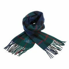 Scottish 100 % Authentic Wool Tartan Gunn Modern Clan Scarf New !