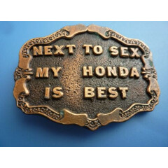 VINTAGE HONDA CB750 K0 CB500 CB400 BELT BUCKLE - OWNERS MANUAL LISTED AS WELL