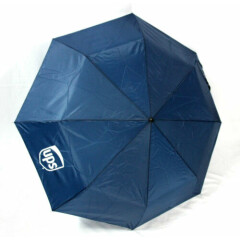 NEW Stromberg UPS Blue Compact Folding Travel Umbrella 36" StrombergBrand NWT