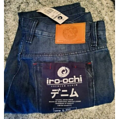Iro-Ochi Rare Jeans, Limited Edition, 124 of 800, 34 x 32, Indigo Weaved Denim