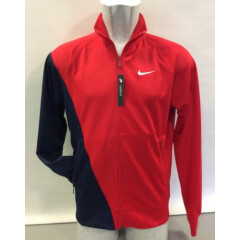 Nike Swoosh Sportswear Mens Full-Zip Tracksuit Jacket Tops Medium 