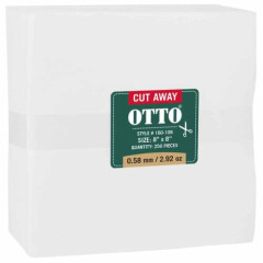 OTTO Embroidery Stabilizer Backing Cut Away Sheets