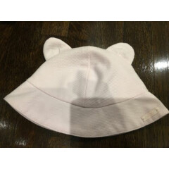 New With Tags Lili Gufrette Infant Baby Sun Hat With Ears Rose Pale Size T1