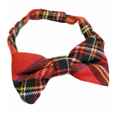 Baby Boys Plaid Red Christmas Bow Tie Toddler Neck Tie