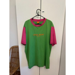 Guess Jeans Sean Wotherspoon Farmers Market T-Shirt XL Pink Green