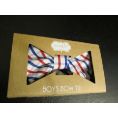 Baby Boy Bow Tie by Mud Pie, Red, White, Blue Patriotic, NIB