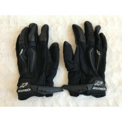 Alpinestars Pressure Vented Motorcycle Racing Gloves Black Pair X Large XL