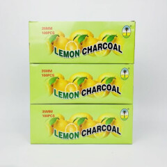 Lemon Flavored Useful Hookah Charcoal Quick-lighting Charcoal Hookah Accessories
