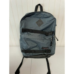 JanSport West Break Slate Blue & Black Backpack With H20 Holder, Laptop NWOT