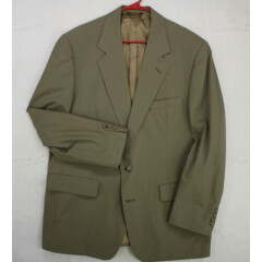 JOHN WEITZ Vtg 80s 90s Light Brown Blazer Sport Coat Suit Jacket Men's 44L