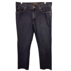 Lee Jeans Men's 40x32 (Actual 38x31) Regular Straight Classic Denim Blue 