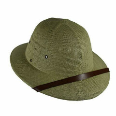 Pith Safari Jungle Helmet African Explorer Sweatband Toyo Summer Hat Light Green