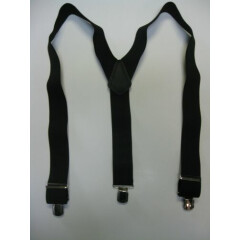 Men's Suspenders "Y" HEAVY DUTY INDUSTRIAL MATERIAL. 2 pin Cips. Made in USA