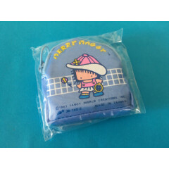  80'S MERRY MAGGY LITTLE COIN PURSE WALLET FANCY WORLD CREATIONS TAIWAN - BLUE