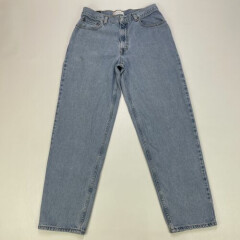 Levis 560 Jeans Comfort Fit Tapered Leg Faded Distress Cotton Sz 33 x 31 READ