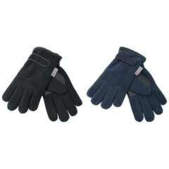 Kids Thermal Fleece Gloves Thinsulate Quality Polar Warm Glove 1 or 2 Pack