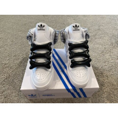 Adidas Jeremy Scott, 6 Black Bones Only, Shoes Not Included.