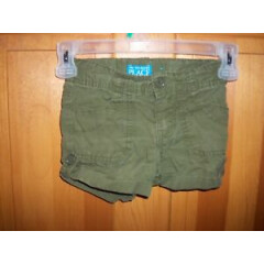 Girl's Children's Place Green Short with Adjustable Waist Size 4 EUC