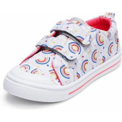 SHOFORT Toddler Boys and Girls Sneakers Kids Slip on Shoes Size 9