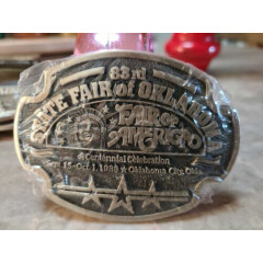 Oklahoma State Fair Belt Buckle 83rd