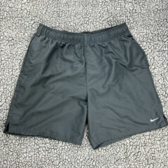Nike 7” Volley Swim Trunks Shorts Charcoal Men’s Size L Swoosh Logo Jordan