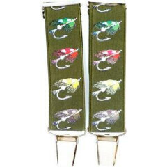 Fly Lure Trouser Braces Fishing Gift Suspenders Ideal Present CLEARANCE