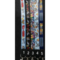 lot cartoon Tom and jerry Neck Straps Key Chains Lanyard ID Holder
