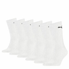  Puma Socks Cotton Rich Unisex 6 Pack Cushioned Sports Socks UK 9-11,EU 43-46