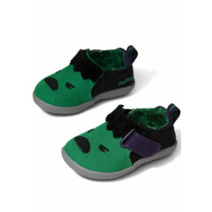 NEW IN BOX! TINY TOMS WHILEY GREEN MARVEL HULK EMBROIDERED SHOES SNEAKERS SIZE 4