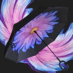 C-Handle Inverted Inside-Out/Upside Down/Reverse Opening Umbrella 20% Off