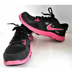 Nike Flex Supreme TR2 Training Sneakers Size 3.5Y Black Pink Lace Up