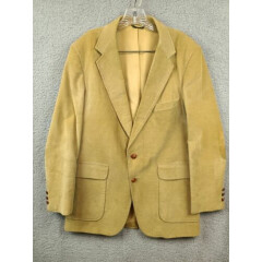 Levi's Menswear Tan Corduroy Two-Button & Single-Breasted Jacket Blazer Size 42