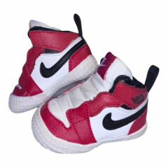 Nike Air Jordan 1 Crib Bootie 'Chicago' AT3745-163 Baby/Infant Size 1C